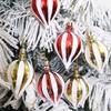 Cartoon Painted Christmas Balls Set Plastic Merry Christmas Tree Decor Hotel Office Decor