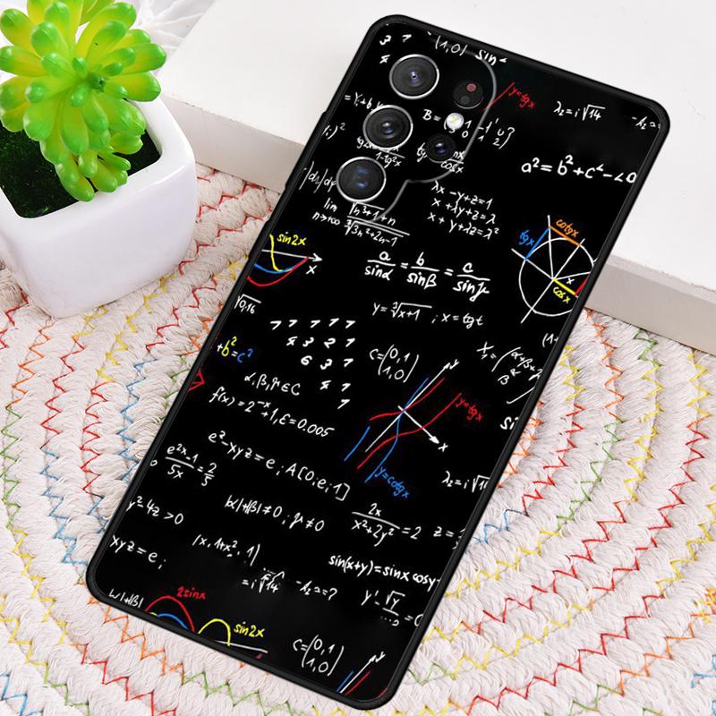 Science Math Physics Formulas Phone Case For Samsung Galaxy note 10 pro S26 S25 S24 S23 S22 Ultra Plus S21 FE S20 Cover