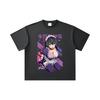 260 GSM Double Yarn 32 Count 100% Cotton Hensuki V1 Sayuki Print Unisex Heavy Cotton T Shirt