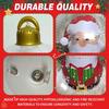 Giant Christmas Ball Santa Claus Outdoor Inflatables PVC Decorated Ball Xmas Blow Up Ball for Garden Christmas Holiday Decor