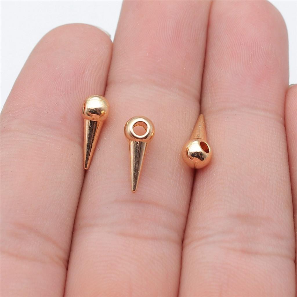 Accessories Parts Cone Shape Pendant End Beads Vintage Jewelry Supplies SA051