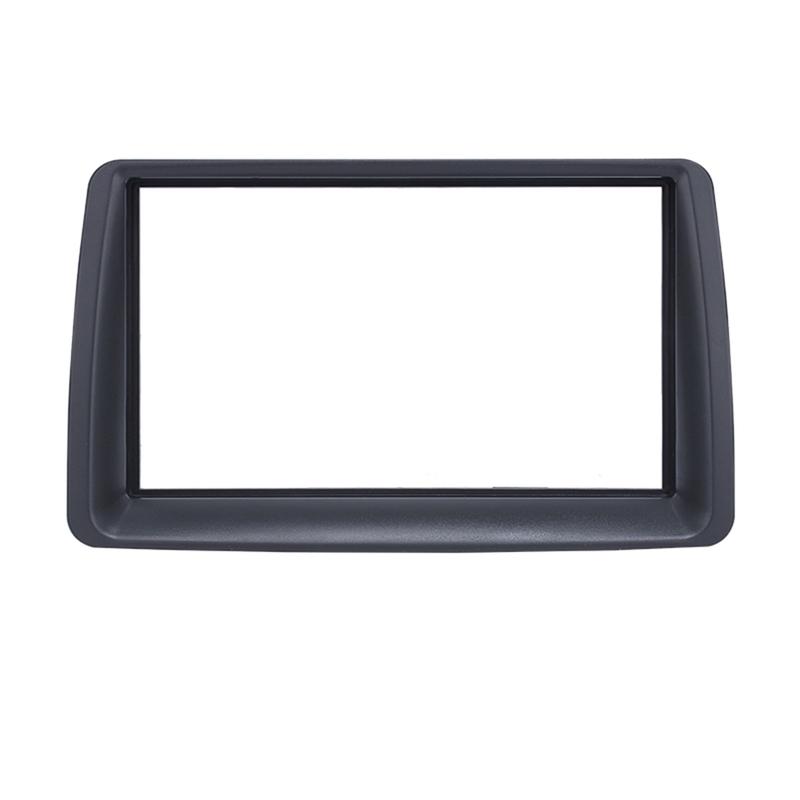A82E-7 Inch 2 Din Car Stereo Radio Fascia Audio MP5 Installation Dash Adapter Frame Panel For 2003-2012 FIAT PANDA