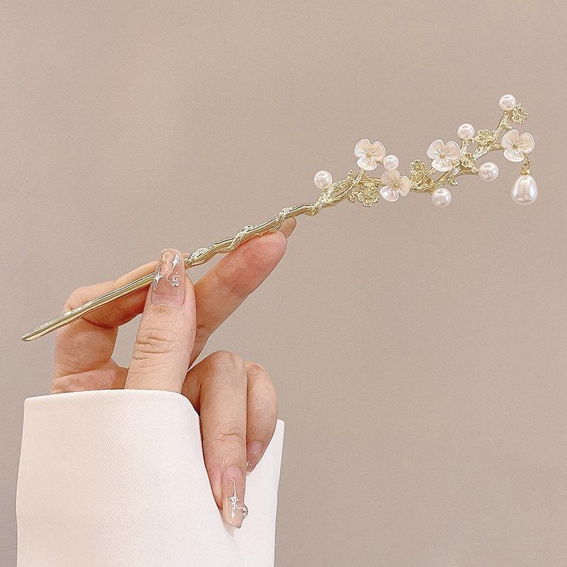 Metal Hairpins Elegant Temperament Simple Chinese Style Hair Clip Hair Accessories