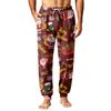 Men's Christmas Pajama Pants with Holiday Print for Fall and Winter Sleep Wear