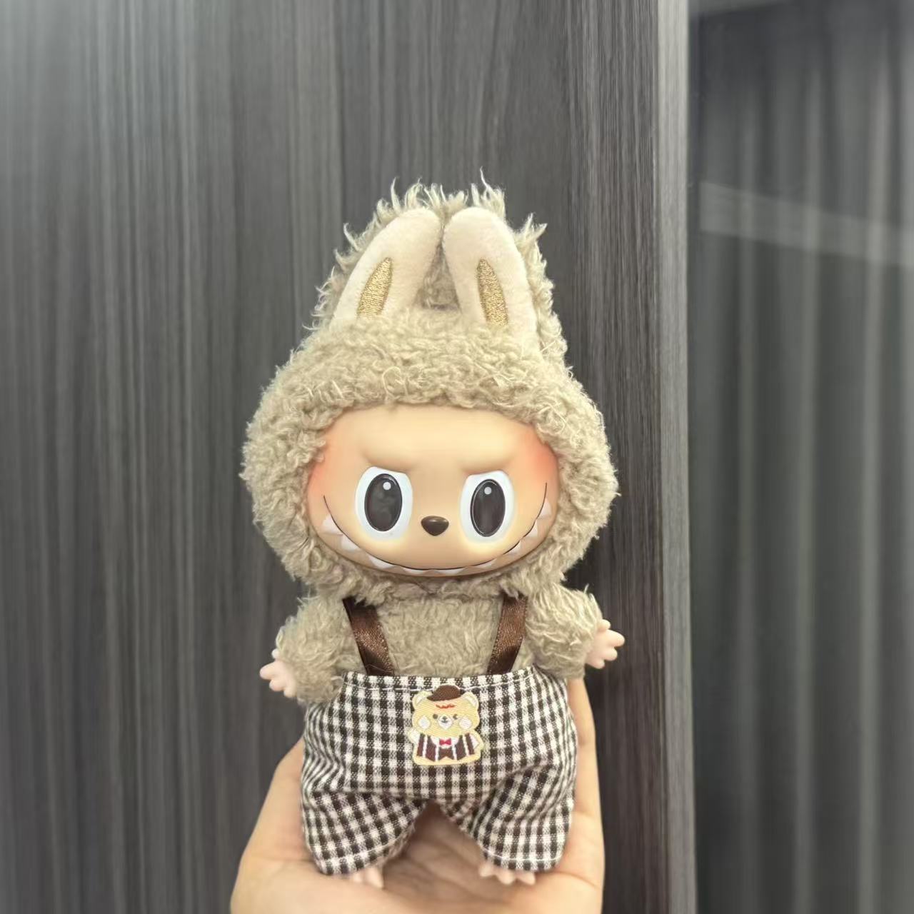 

Детская одежда 17 см подвеска, плюшевые куклы первого и второго поколений, аксессуары для наборов одежды Labubu baby clothes (no baby)