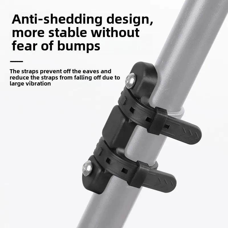 Bicycle Water Bottle Mount Adaptor Silicone Gel Bandage Kettle Cage Strap Seatpost Fork Frame Install Holder Adapter