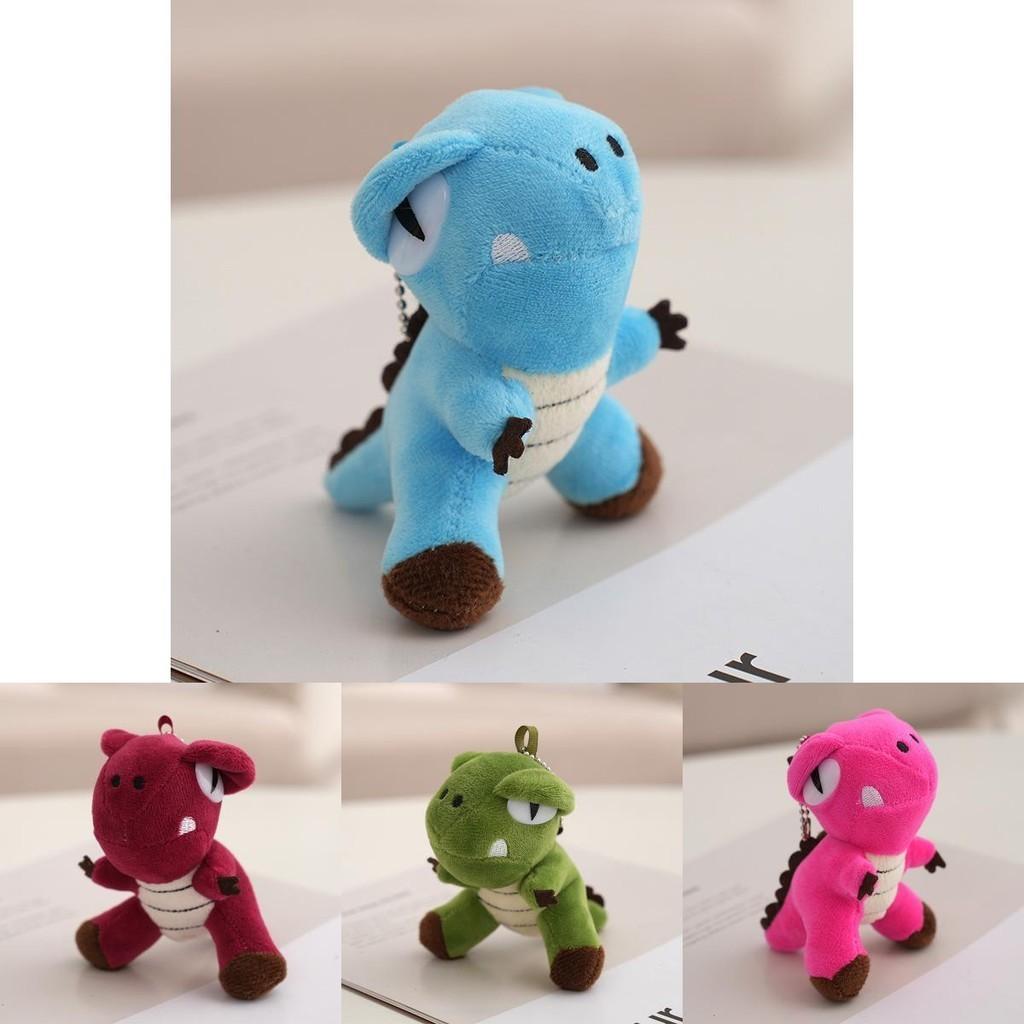 Uroczy pluszowy brelok do kluczy z dinozaurem Przytulna zabawka wypchana bawełną PP Akcesorium do torby