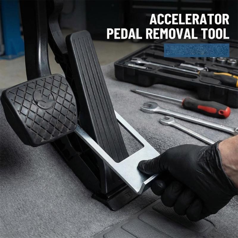 Steel Construction Throttle Pedal Removal Device Enables Efficient Tool Less Operation in Vehicle Maintenance Tasks T10238