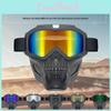 Lunettes de Moto Rétro Coupe-vent Harley Masque Intégral Lunettes pour Conduite Tout-Terrain