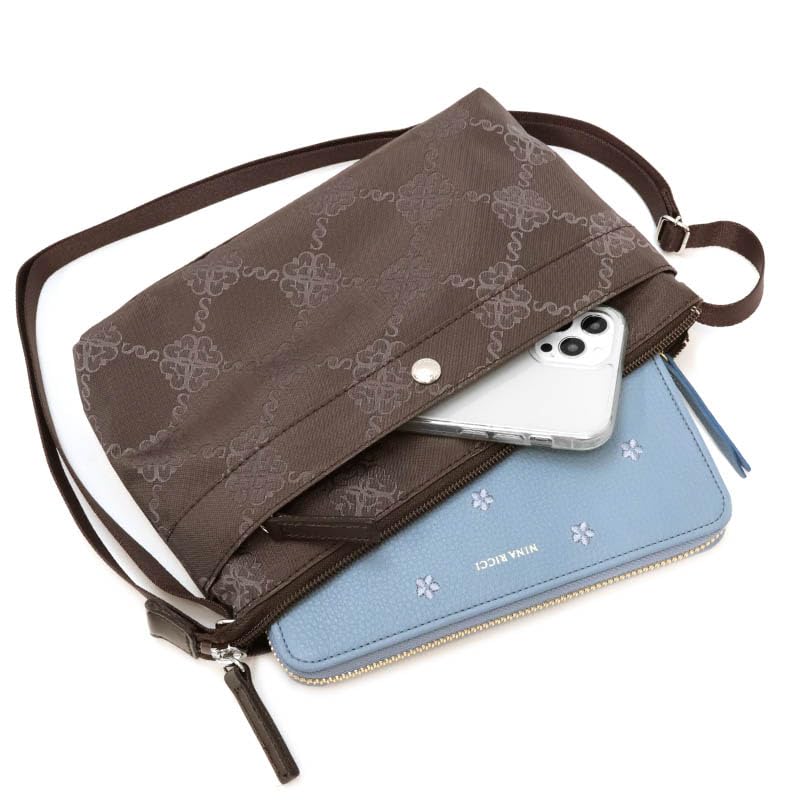 Lieto 11-2014 Dark Brown Shoulder Bag