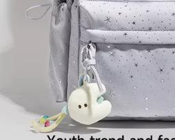 Schoolbag High Value Star Backpack Female College Students Ins Wind Travel Backpack Middle School Student Schoolbag Junior High School Girls Backpack