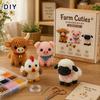 Kit de Artesanato Animal com Contas 3D Kit de Miçangas de Animais DIY para Adultos Kit de Artesanato Animal com Contas 3D Pequenas Feito à Mão para Projetos Criativos