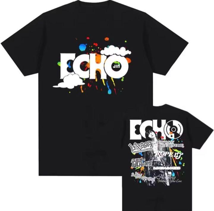 

[Б/У] Футболка BTS JIN ECHO Черная 3XL