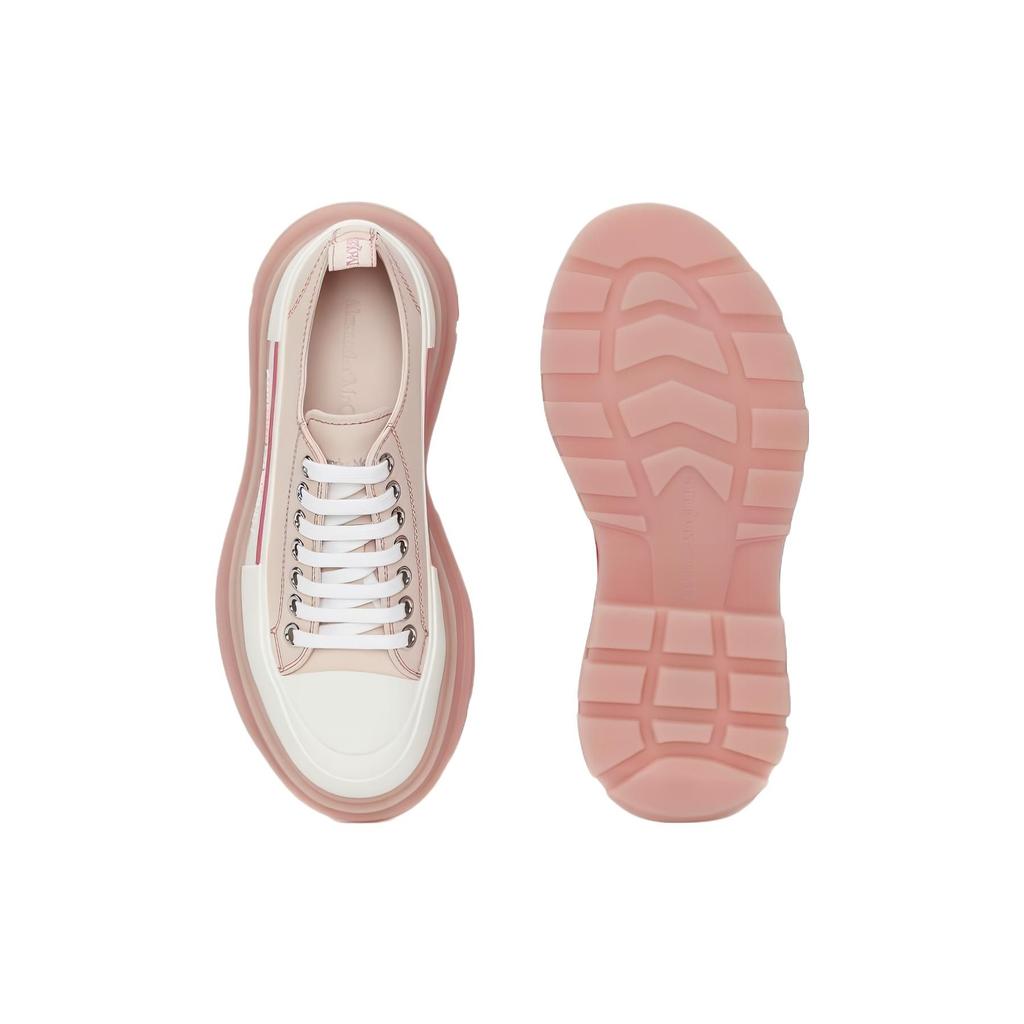 (WMNS) Alexander McQueen Tread Slick Sneakers 'Beige White Pink' Women's 702042WHZ6D6898