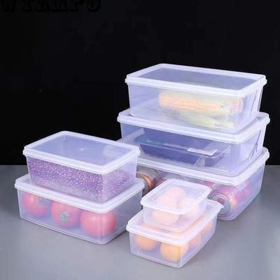 Fridge Food Vegetable Fruit Storage Box Reusable Portable Picnic Camping Lunch Container PP Material Separate Bowls of Food