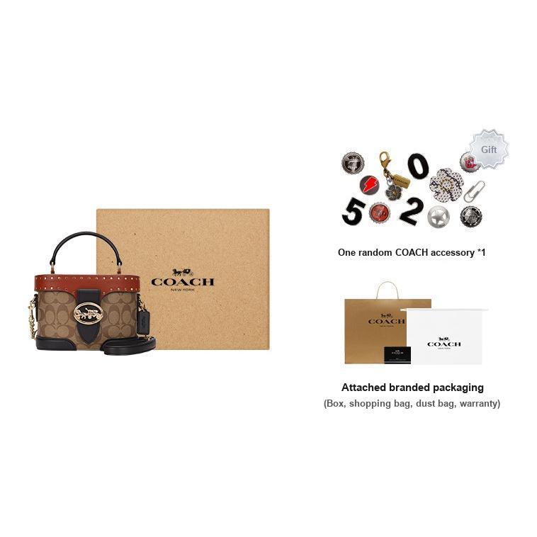New COACH Georgie Handbags C7231-IMRL7