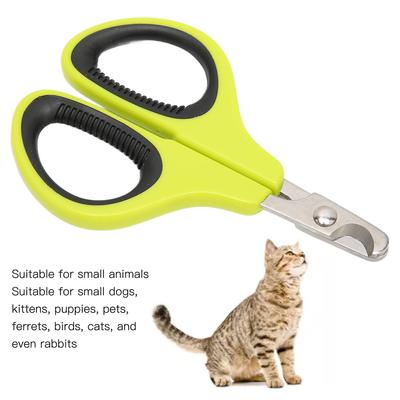 Haustier-Nagelknipser Edelstahl Ergonomie Stromlinienförmiges Design Haustier-Krallenschneider Für Kleine Katzen Hunde