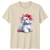 Dogs Animal Dog Pet Fluffy Puppy Natural Colour Unisex Adult T-Shirt Gift Tee