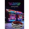 RGB LED Strip Lights for Trucks Operating On 24V an Ambient Lighting Kit for Vehicles Designed for Driving Truck Flashing Light
