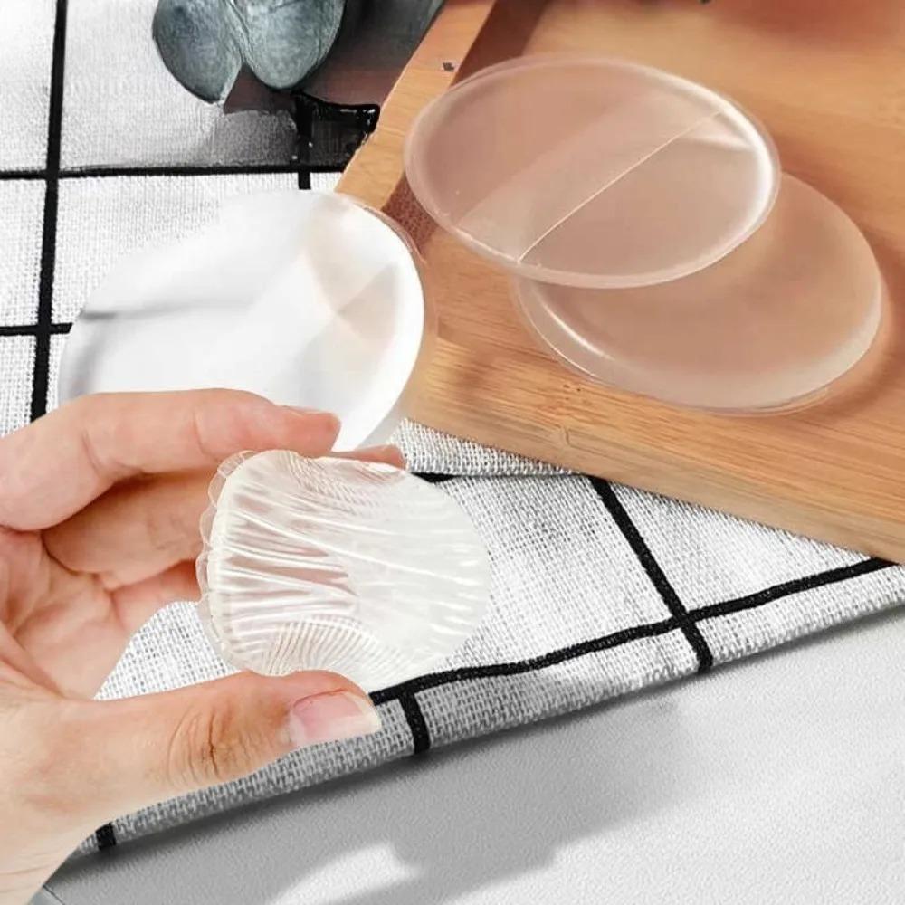 5/3/1Pcs 5.5cm Soft Sponge Blender Silicone Sponge Makeup Puff for Liquid Foundation BB Cream Beauty Essentials Makeup Tools