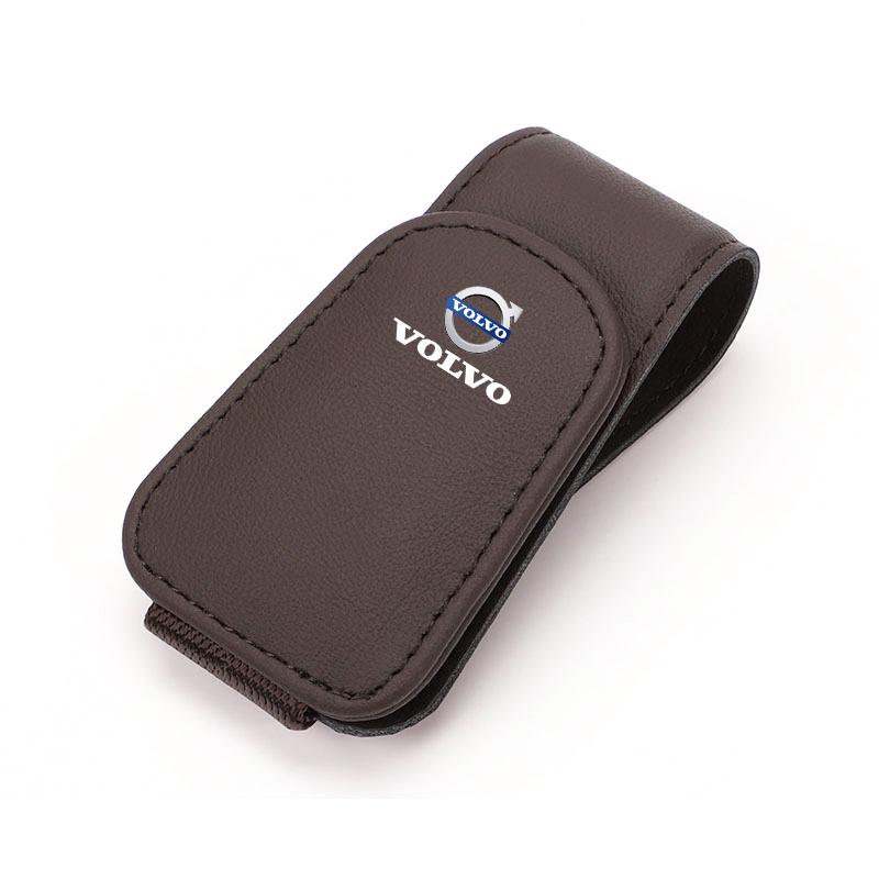 Držák na sluneční clonu do auta na brýle, lístky, karty Pro Volvo XC90 V90 V60 XC60 V40 S80 S60 S90 C40 XC40 V70 XC70 C30 C70 EX90