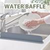 Kitchen Sink Splash Guard Silicone Sink Splash Guard Backsplash Reusable Splash Protector for Faucet Washing Dishes Kitchen Sink