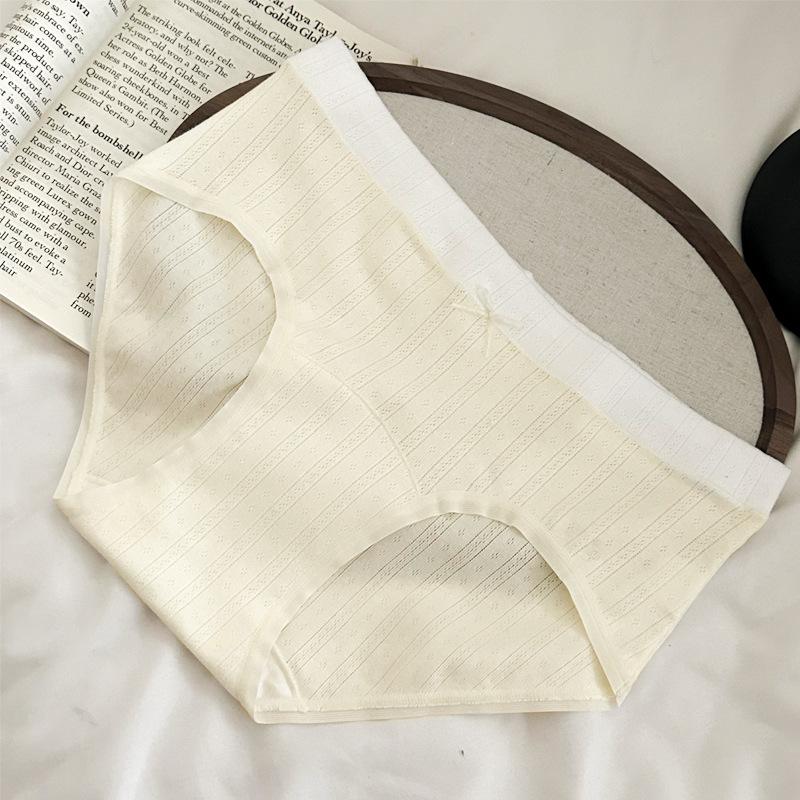 Ladies Spring and Summer Thin New Pure Cotton 10a Antibacterial Briefs