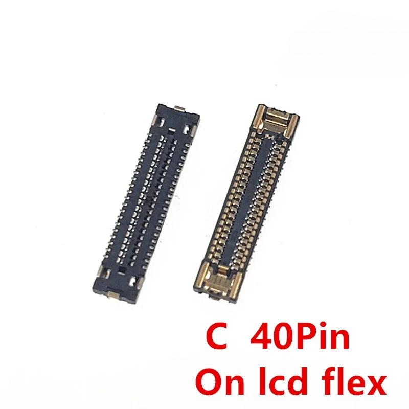 2-10 ks LCD Displej Flex FPC Konektor Pro Samsung Galaxy A52 A72 A525 A526 A725 A725F A52 A526F Zásuvka Na Desce 40 78 pinů