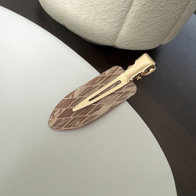 2/3/4/6 pezzi fermagli per capelli in acetato per trucco coreano moda oro bianco glitter per capelli copricapo ragazze donne accessori per capelli