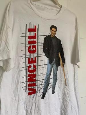 Vtg Vince Gill Country Music Cotton White S-5XL Unisex Shirt CS011 Unisex T-Shirt