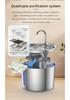 Smart Automatic 304 Stainless Steel Pet Water Fountain for Cats - Silent Dispenser