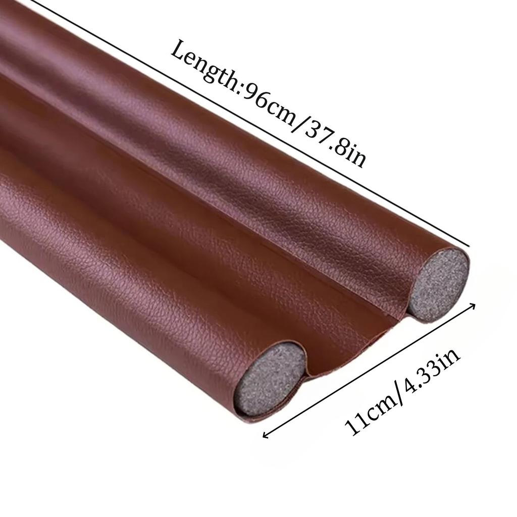 1x Windproof Seal Strip Draught Excluder Stopper Door Bottom Guard Double Protector Doorstop Dustproof Blocker Sealer Soundproof