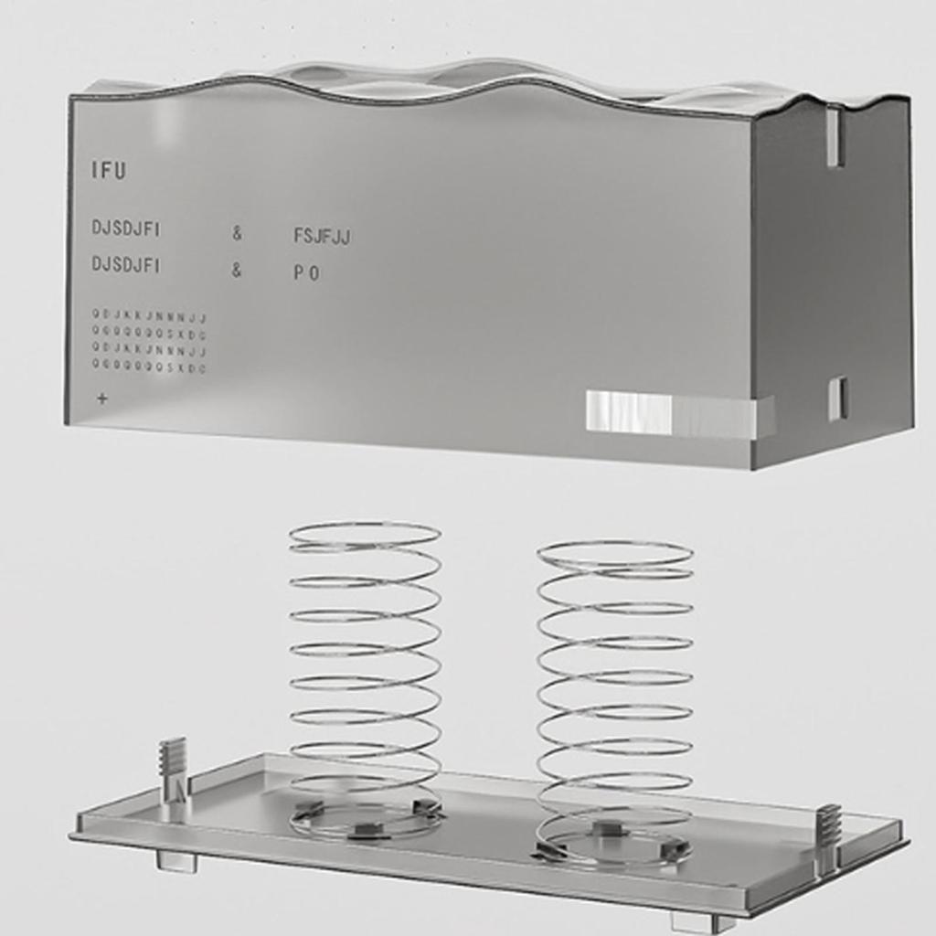 Tissue Box Holder Aesthetic Jam-Proof Tissue Cover Tabletop Decorative Organizer For Bedroom Living Room Bathroom Office