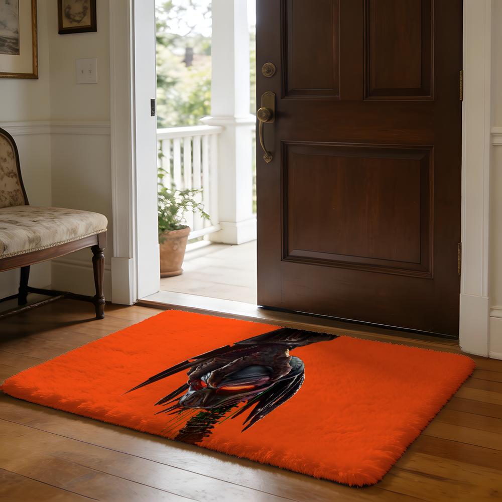 Floor Mat Soft Flannel Rug Non Slip Absorbent Mat for Bathroom Bedroom Home Decor The Predator Classic Movie