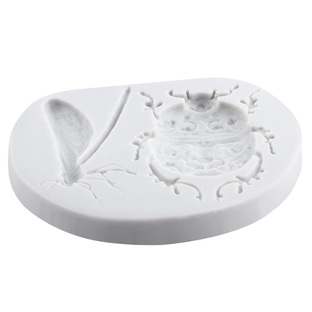 Libellen Silikonformen Käfer Fondantform Kuchen Dekorationswerkzeuge Cupcake Topper Süßigkeiten Schokolade Gumpasteform