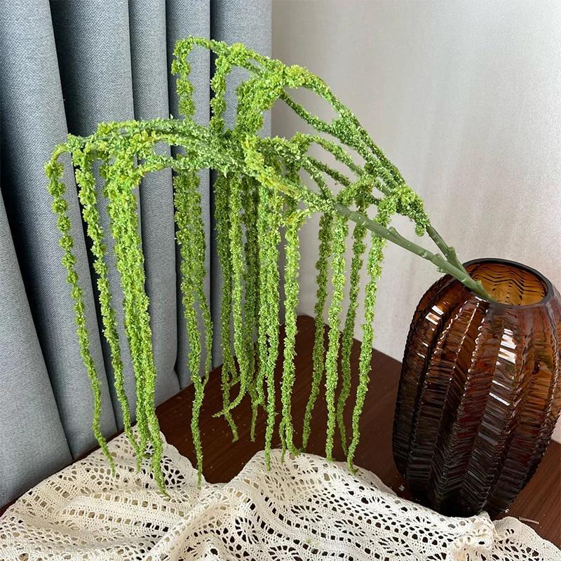 65Cm Artificial Green Plants Plastic Simulate Fake Flower Plant Wedding Birthday Party Flower Arrangement Home Garden Decoration