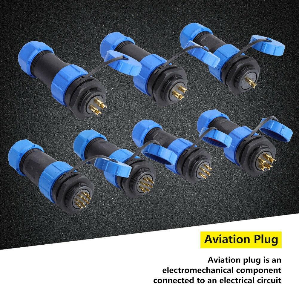 Wasserdichter Luftfahrtstecker mit Buchse SP21 2/3/4/5/6/8/9/12 Pin IP68