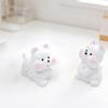 Yousheng 3 Pcs Mini Dog Figurines Cartoon Resin Dog Miniature Figures Little Puppy Statue for Cake Toppers Fairy Garden DIY Crafts