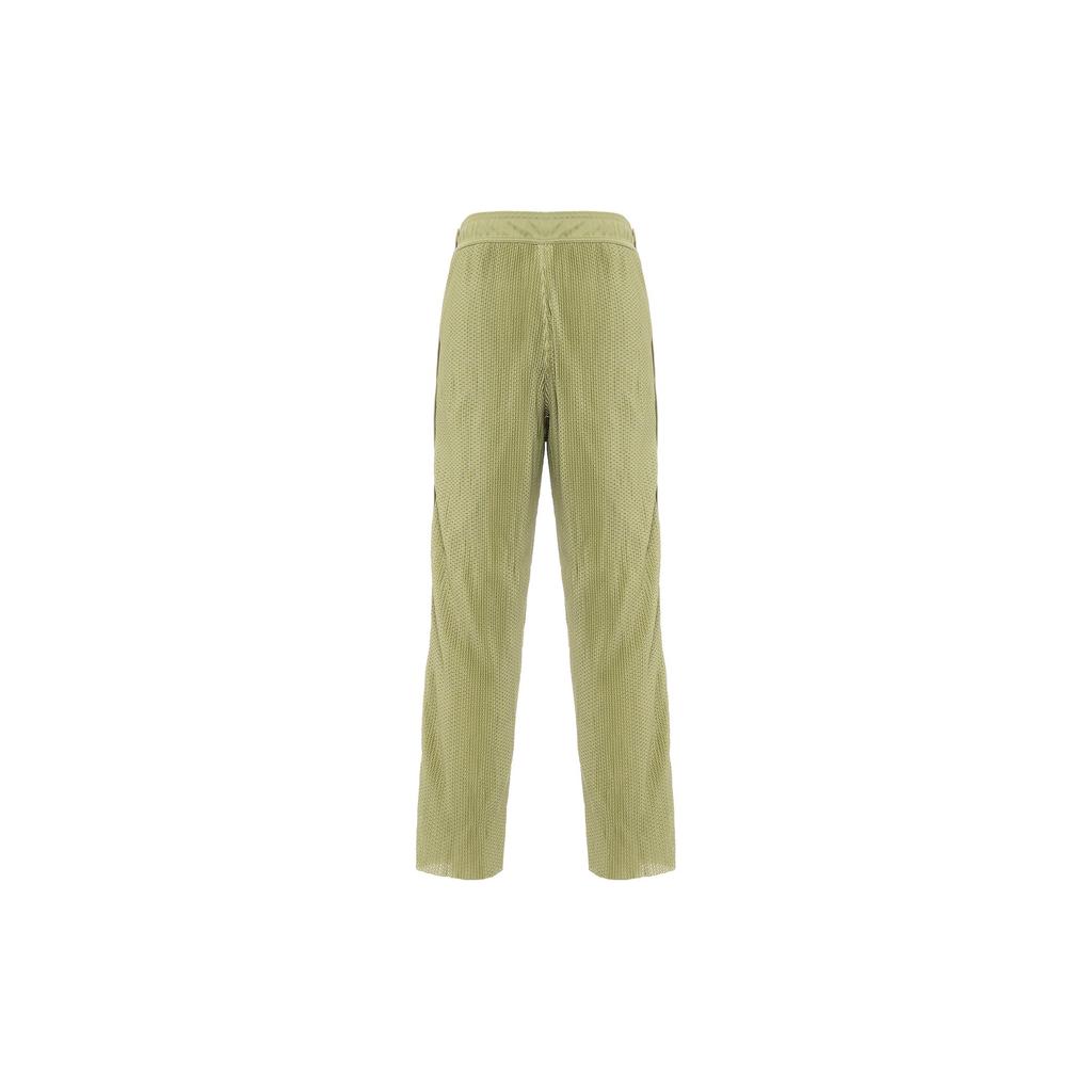 Nike Knitted Sweatpants Men's Olive Green Moderate Straight Fit Pants DX6659-276