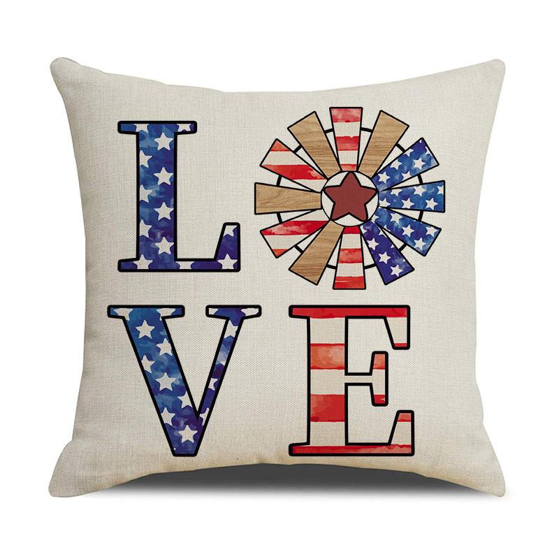 4 Stück/Set Amerikanischer neuer Buchstabendruck Kissenbezug Modern minimalistisch Sofakissen Heimdekoration Sitzkissen ohne Kissenkern