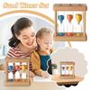 1Min 3Min 5Min 7Min Sand Timer Set Wooden Hourglass Sandglass Sand Clock for Cooking Classroom Exercise Home Office Decoration