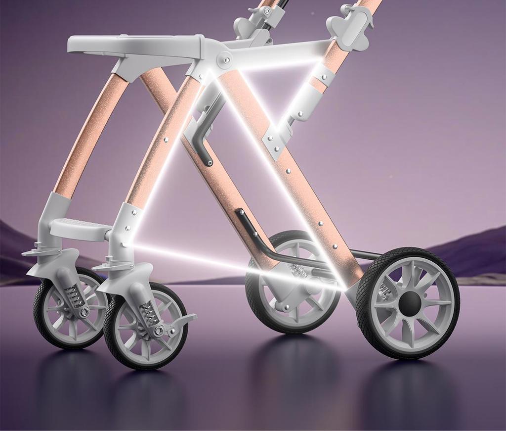 Reversible Baby Stroller: Sit & Lie, Foldable, Lightweight, High Landscape, 0-3 Years, Baby Carriage.