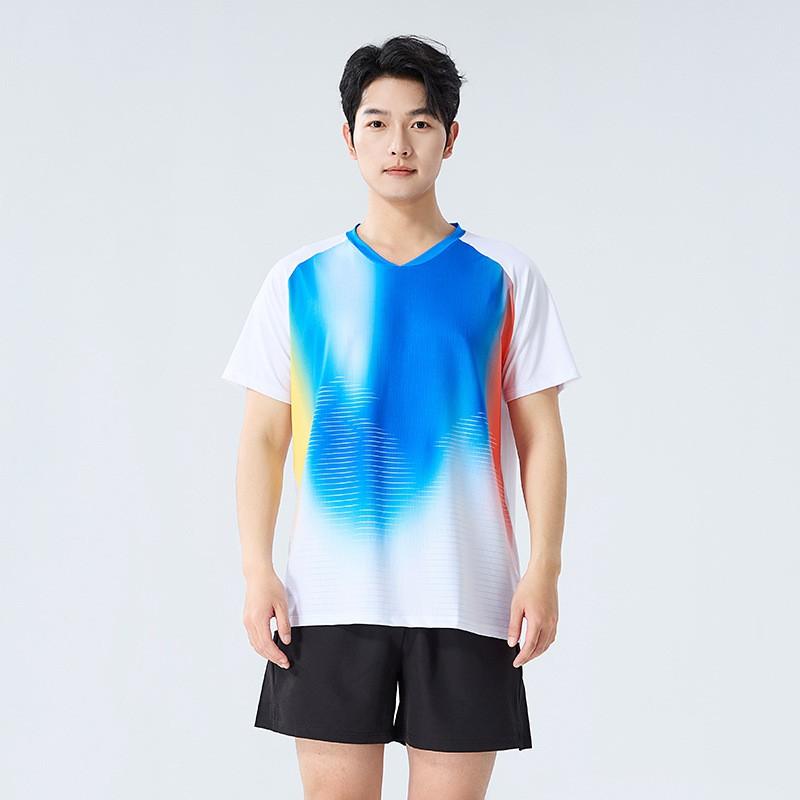 Womens Badminton Sport Set Quick-Dry Short Sleeve Top Skort Pants Training Competition Team Uniform