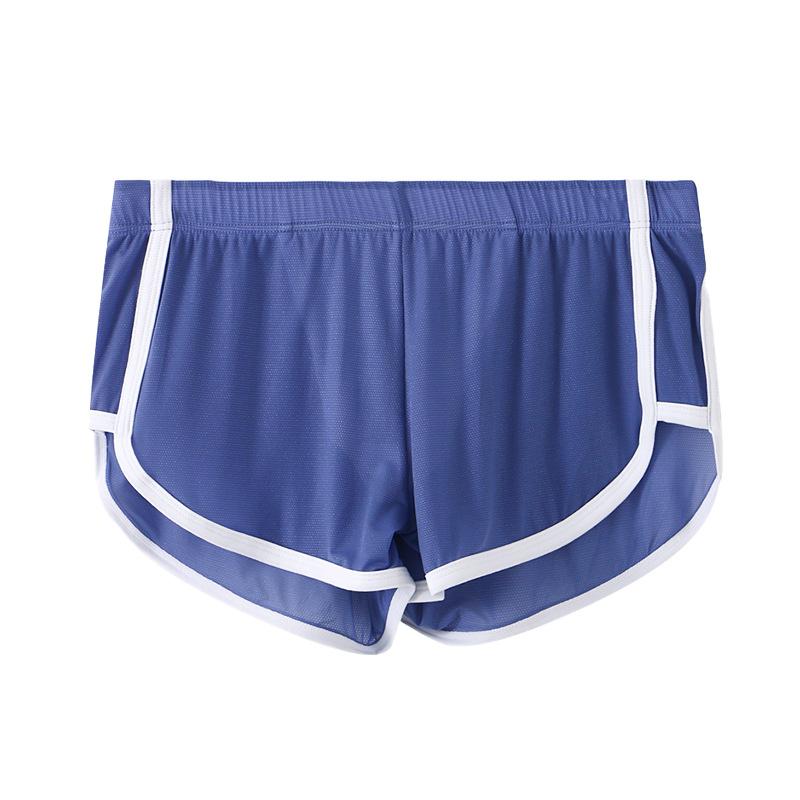Men's Summer Ice Silk Ultra Thin Mesh Sports Loose Home Underwear