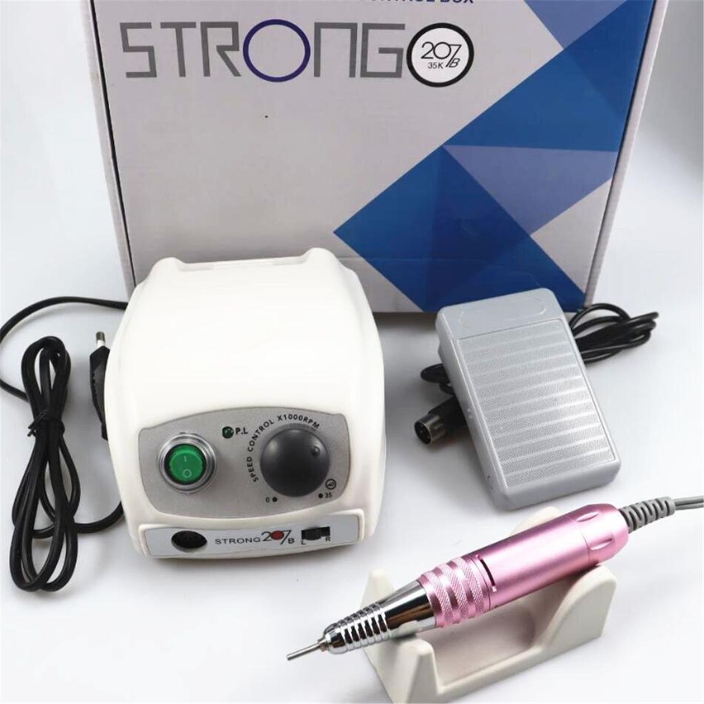 Strong 207B Electric Nail Drill Machine for Manicure Pedicure for Manicure Machine Tool 65W