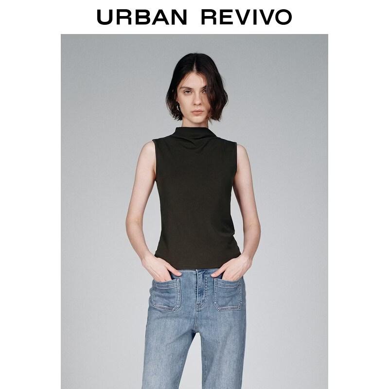 

UR2026 Women s Stand Collar Slim Vest M