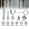 7-delt Avløpsrenser Kombinasjon Kutterhode Rørrengjøringsverktøysett For Effektiv Avløpsåpning På Kjøkken Bad