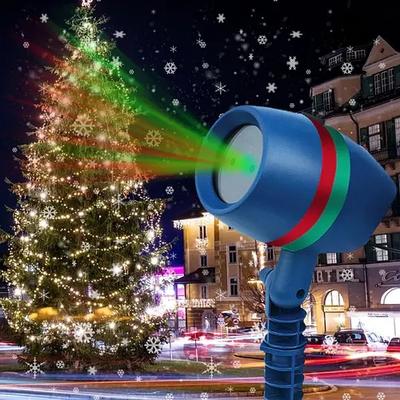 Venkovní laserové světlo – Vnitřní laserová světla – Jiskřivá nebo stále červená a zelená laserová světla