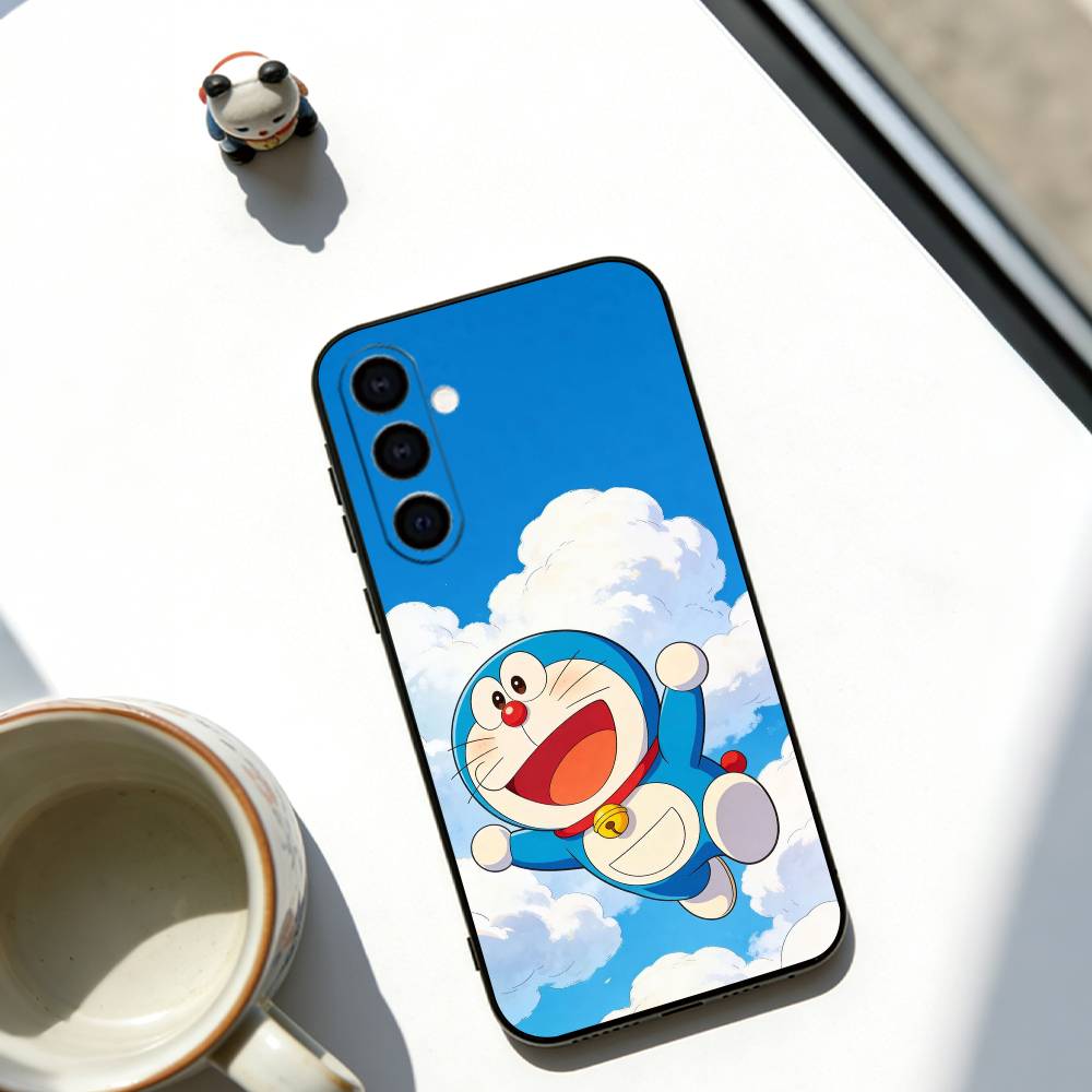 Doraemon Phone Case Soft black For Samsung Galaxy A73,A72,A71,A70,A53,A52,A51
