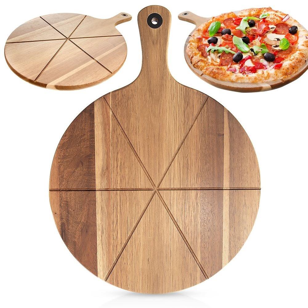 Wooden pizza board 43.5x32 cm